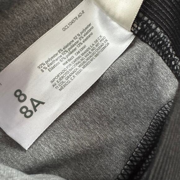 NWT Oshkosh B’gosh boys activewear pants snugfit base layer grey kids sz 8 - Picture 6 of 9